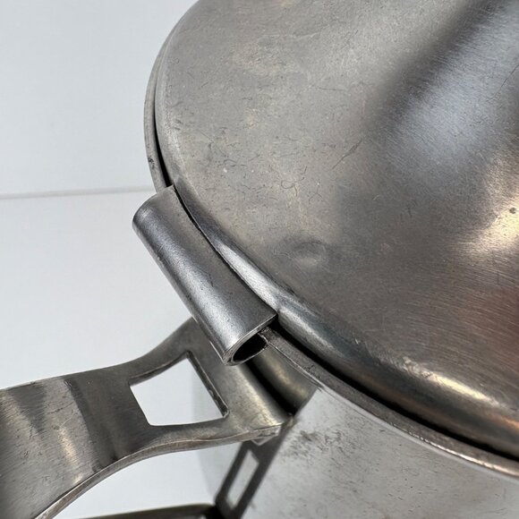 Oneida 18/8 Stainless Steel Coffee/Tea Pot Hinged Lid 8” Vintage Japan - Picture 8 of 10